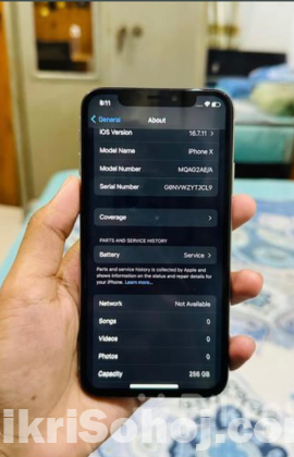 Iphone x 256GB